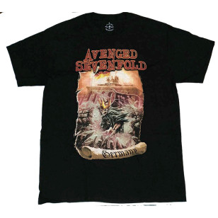 Avenged Sevenfold ( A7X ) - Germany Official T Shirt ( Men L) ***READY TO SHIP from Hong Kong***